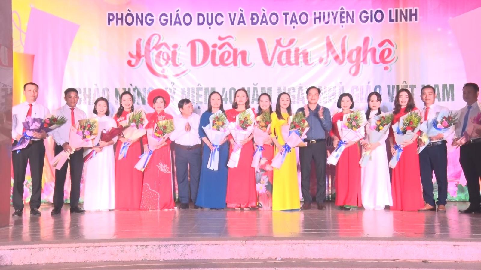 Phòng Giáo dục và Đào tạo huyện Gio Linh đã tổ chức Hội diễn văn nghệ Nhân dịp kỷ 40 năm ngày nhà...